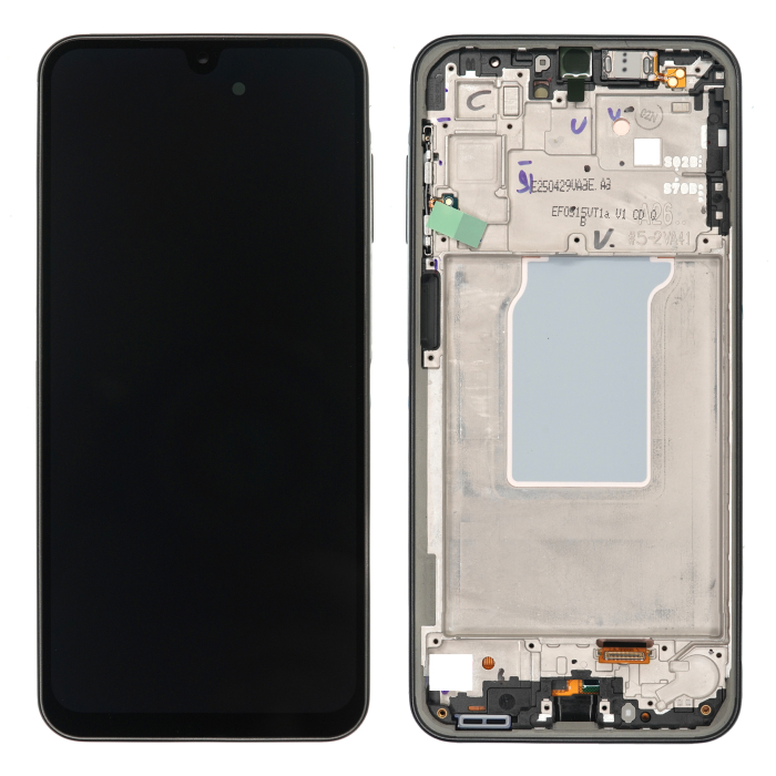 Oryginalny wyświetlacz LCD - Samsung A26 5G SM-A266 - Czarny / Black